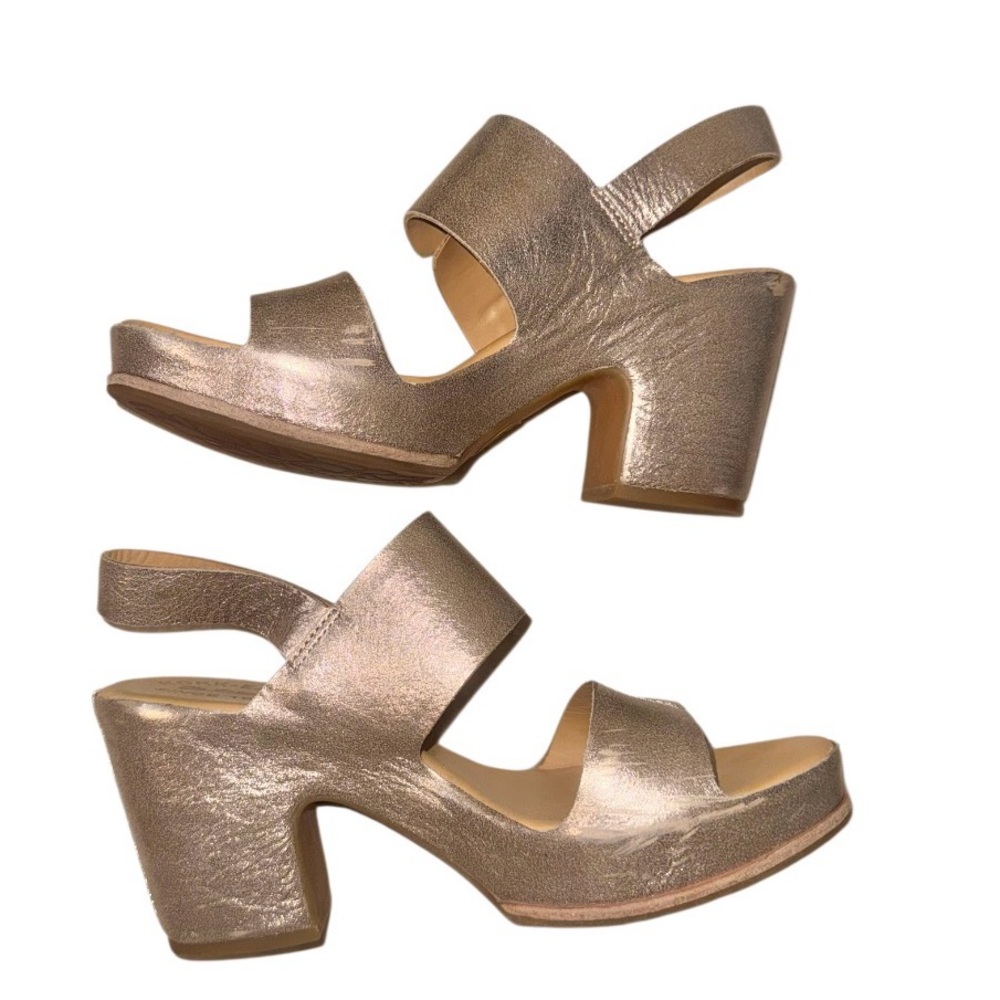 KORK-EASE SAN Carlos soft gold heels women’s shoes size 9 - Picture 8 of 17